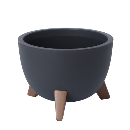 Кашпо ФЛОРИАН с внутренней вставкой на ножках D350мм